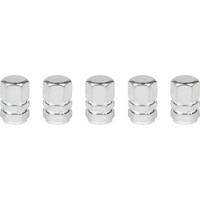 Ventieldoppen - 5x stuks - aluminium - universeel - auto accessoires