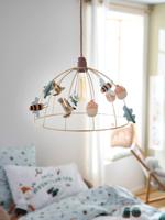 Lampenkap voor hanglamp vogelkooi MA CABANE gold