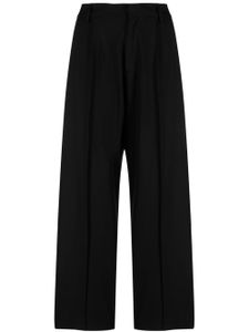 Giuseppe Di Morabito pantalon en laine à plis - Noir