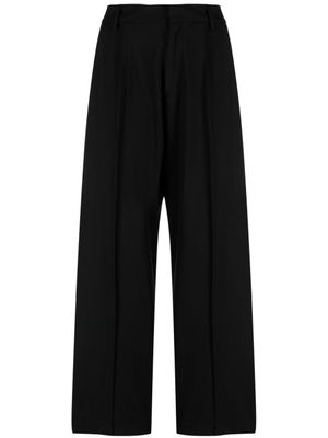 Giuseppe Di Morabito pantalon en laine à plis - Noir