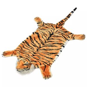 VidaXL Tijgervloerkleed pluche 144 cm bruin