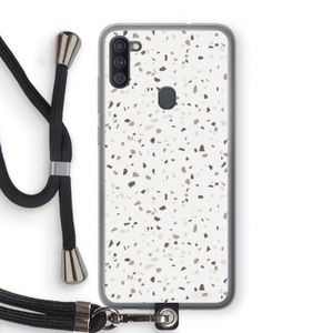 Terrazzo N°14: Samsung Galaxy A11 Transparant Hoesje met koord