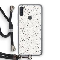 Terrazzo N°14: Samsung Galaxy A11 Transparant Hoesje met koord