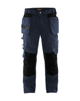 Blåkläder Werkbroek met spijkerzakken 15551860 | Donker marineblauw/Zwart | Maat C44 - 7330509590157
