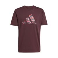 Heren-T-Shirt met Korte Mouwen Adidas M C CAMO LOGO T JI6769 Kastanjebruin - Maat: XXL