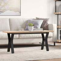 Salontafel Y-frame 110x40x45,5 cm grenenhout en staal