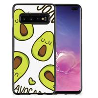 Samsung Galaxy S10+ | Bumper Hoesje | Avocado Singing