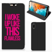 Huawei Y6 2019 Hoesje met tekst Woke Up - Origineel Cadeau Zelf Maken - thumbnail