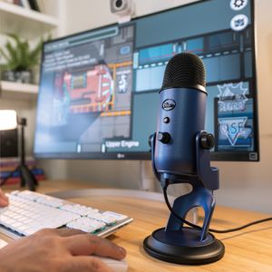 Blue Microphones Yeti PC-microfoon Statief Zendmethode:Kabelgebonden, USB Kabelgebonden, USB Blauw