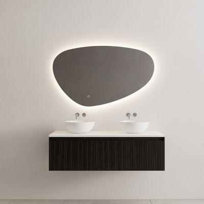 Onderkast Gliss Design Timotheus 120 CM Incl. Topplaat Black Veneer