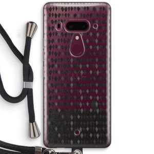 Crazy shapes: HTC U12+ Transparant Hoesje met koord