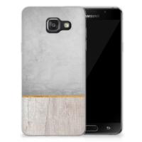 Samsung Galaxy A3 2016 | Bumper Hoesje | Wood Concrete