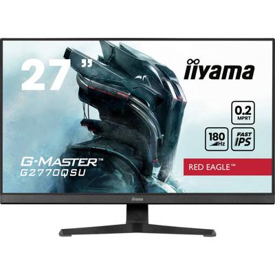 Iiyama G-Master Red Eagle G2770QSU-B6 Gaming monitor Energielabel E (A - G) 68.6 cm (27 inch) 2560 x 1440 Pixel 16:9 0.2 ms DisplayPort IPS LCD