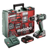 Metabo BS 18 L Mobiele werkplaats Accu boorschroefmachine | 18 V | 2 x 2,0 Ah Li-Power, SC 60 Plus | In koffer - 602321870