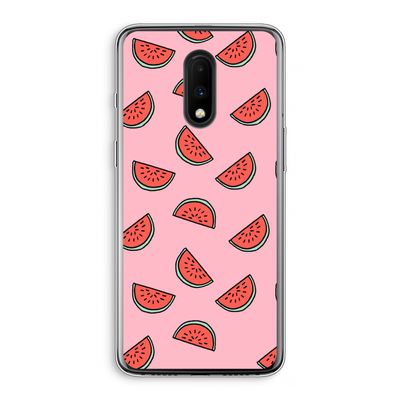 Watermeloen: OnePlus 7 Transparant Hoesje