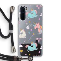 Fantasiewereld: OnePlus Nord Transparant Hoesje met koord
