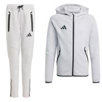 adidas Tiro Travel Joggingpak Full-Zip Kids Grijs