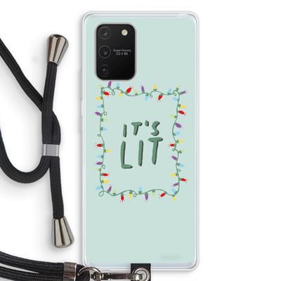 It's Lit: Samsung Galaxy S10 Lite Transparant Hoesje met koord