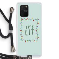 It's Lit: Samsung Galaxy S10 Lite Transparant Hoesje met koord