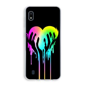 Hold My Heart: Samsung Galaxy A10 Transparant Hoesje