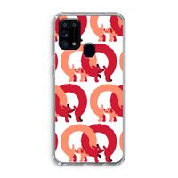Dogs: Samsung Galaxy M31 Transparant Hoesje