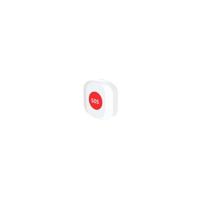 WOOX r7052 smart sos button, wifi 2.4 ghz, zigbee 3.0, amazon alexa/ google assistant, 30m, white