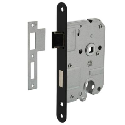 Intersteel dag- en nachtslot - doornmaat 50 mm - cilinder - 55 mm - zwart gelakt