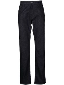 Giorgio Armani jean slim à coupe cinq poches - Bleu