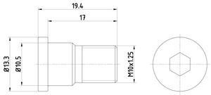 Montageschroef PAG0007 8DZ355209071