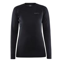 Craft Core warm baselayer shirt lange mouw zwart dames XL - thumbnail