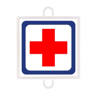 TRAFFIC SIGN PANEL INDICATION No. 1 (FIRST AID STATION)