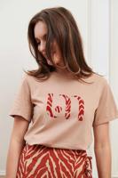 Lofty Manner T-Shirt Angy | Beige - thumbnail