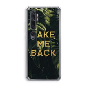 Take me back: Xiaomi Mi Note 10 Pro Transparant Hoesje
