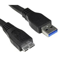 Akyga USB-kabel USB-A stekker, USB-micro-B 3.0 stekker 1.80 m Zwart AK-USB-13