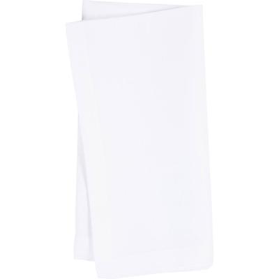 Creativ Company Textiel servetten, afm 42x42 cm, 145 gr, wit, 12 stuk/ 1 doos