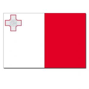 Vlag Malta - 90 x 150 cm - Maltese Vlaggen - Malta