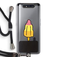 Raketijsje: Samsung Galaxy A80 Transparant Hoesje met koord