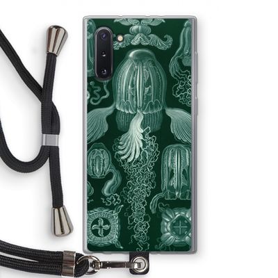 Haeckel Cubomedusae: Samsung Galaxy Note 10 Transparant Hoesje met koord