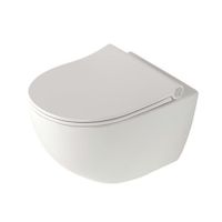 Plieger Zano randloos toilet diepspoel met softclose zitting wit