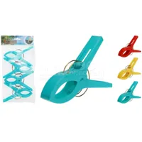 Handdoek Klemmen Set 4st Assorti
