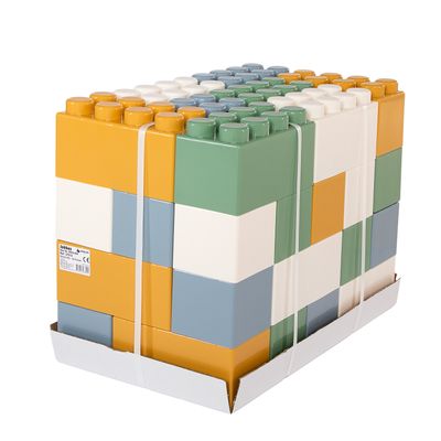 Cavallino toys bouwblokken xxl pastelkleuren, 45dlg.