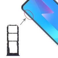 SIM-kaart lade + SIM-kaart lade + micro SD-kaart lade voor vivo U3x/U10 (blauw)