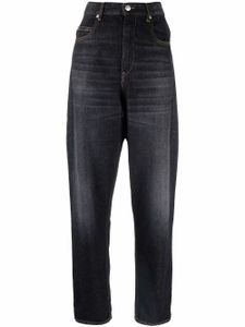 MARANT ÉTOILE jean boyfriend à taille haute - Noir