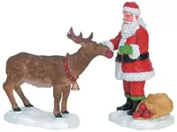 Lemax reindeer treats s/2 kerstdorp figuur type 3 Santa&apos;s Wonderland 2006