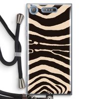 Arizona Zebra: Sony Xperia XZ1 Transparant Hoesje met koord