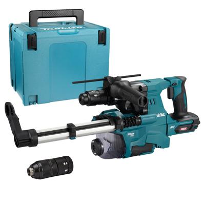 Makita HR012GZ03 Accu combihamer SDS-Plus 3,3J + snelwisselboorkop + stofafzuiging XGT 40V Max Basic Body in Mbox