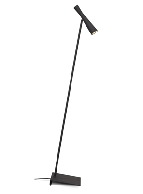 Vloerlamp Bordeaux - Zwart - 22x36x145.5cm