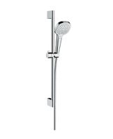 Hansgrohe Croma Select E doucheset waterbesparend met 3 standen handdouche en glijstang 65cm chroom - thumbnail