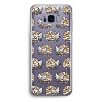 Slapende poes: Samsung Galaxy S8 Plus Transparant Hoesje