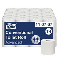 Toiletpapier Tork T4 advanced 2-laags 250vel wit 110767 - thumbnail